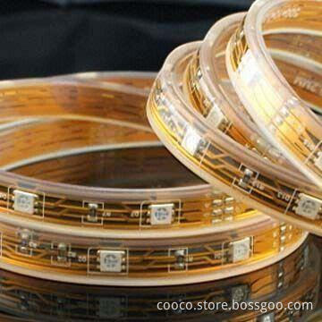 Flexible LED Ribbon Strip Light with 12V/24V DC Input Voltage, Available in Various Colors